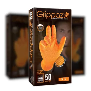 Патентовани неплъзгащи работни ръкавици GRIPPAZ. 100% Нитрил!