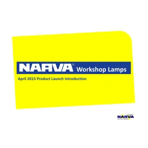 Каталог работни лампи Narva