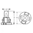 Автолампи, 12V 1.2W T-1/4W Black