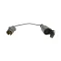 Преходник за теглич 7/13 - PIN, 12V – с кабел 1,0m