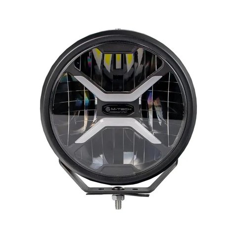 Driving light M-TECH BLACK SERIES 2x40W + 2x20W LED 12-48V 80W 9", Round, Dynamic position